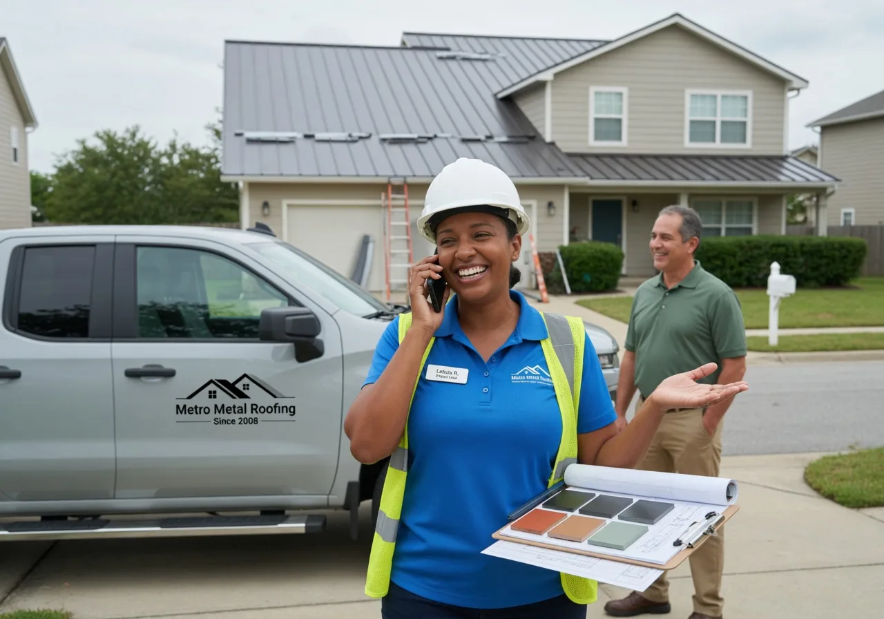 Storm Damage Metal Roof Repair in Machias, NY